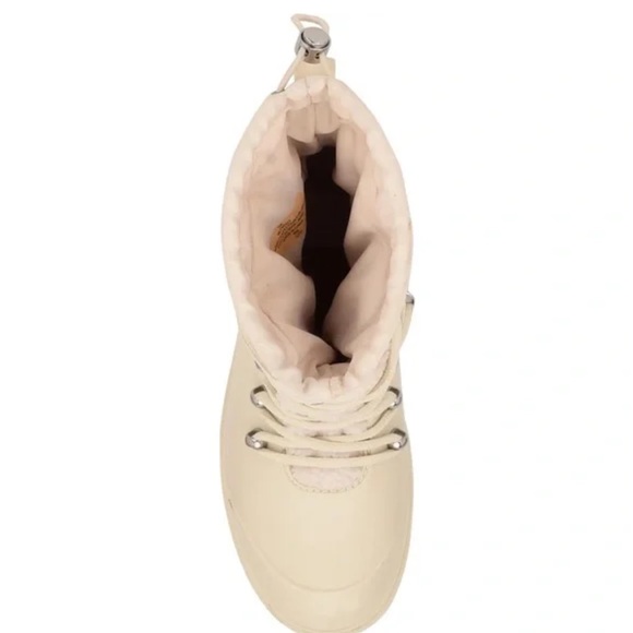 1 day sale! Marc Fisher Ltd Marzipan Freely Waterproof Lace-Up Furry Boots - Picture 4 of 7